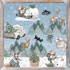 Horaldaily 331 PCS Christmas Window Cling Sticker, Deer Truck Snowman for Home Party Supplies Shop Window Glass Display Decoration