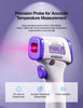 HUHETA Infrared Thermometer for Adults, Non Contact Forehead Thermometer with Fever Alarm, Accurate Reading and Memory Function, Body Temperature & Surface of Objects Use (Purple)