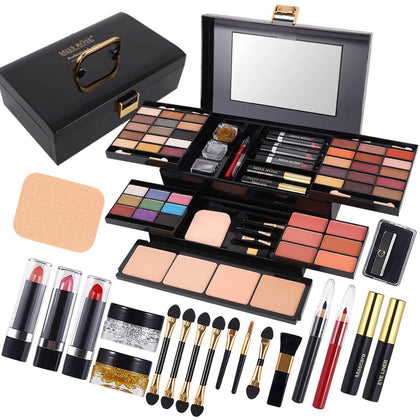 MISS ROSE M 58 Color Professional Makeup pallet, Makeup Kit for Women Full Kit, All In One Makeup Kit Set, Makeup Gift Set for women girls (331Y)
