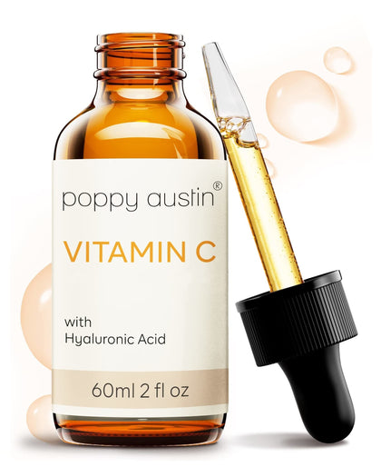 Vitamin C Face Serum with Hyaluronic Acid 2oz, Facial Serum Vitamin C and Hyaluronic Acid, Vitamin C for Face Serum for Women, Vitamin C Oil for Face, Vit C Serum for Face, Vitamin C Serum for Face