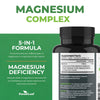 500mg Advanced Magnesium Complex - 5 in 1 Formula for Bones, Muscles, Nerves, Sleep, Energy - 500 mg Magnesium Supplement with Taurate, Malate, Bisglycinate (Glycinate) Chelate (500 MG - 1 Pack)