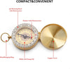 1 PCS Camping Survival Compass Metal Pocket Compass Kids Compass for Hiking Camping Hunting Outdoor Military Navigation Tool