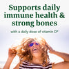 MegaFood Vitamin D3 1000 IU (25 mcg) - Immune Support Supplement - Bone Health - With easily-absorbed Vitamin D3 - Plus real food - Non-GMO, Vegetarian - Made Without 9 Food Allergens - 90 Tabs