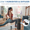 Humidifiers 2.4Gal / 9L Humidifiers Large Room 1000 sq.ft Large Humidifiers for Home Top Fill Humidifier for Bedroom Quiet Night Light 24H Timer Essential Oil Diffuer Humidifier for Nursery Baby Home