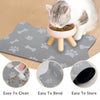 YCT Cat Food Mat, Dog & Cat Food Feeding Mat, Absorbent Dog Mat for Food and Water Bowl, No Stains Easy Clean Pet Mat, Pet Accessories, 11.8