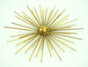 Fetco Habitat WA3716W Cabers Gold Starbursts Metal Wall Art, Metallic, Living Room, 27.00
