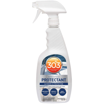 303 Marine Aerospace Protectant - UV Protection - Repels Dust, Dirt, & Staining - Smooth Matte Finish - Restores Like-New Appearance - 32 Fl. Oz. (30306)