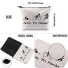 G2TUP Triathlon Lover Gift Tri Harder Makeup Bag Triathlete Cosmetic Bag Zipper Travel Pouch Swim Cycle Run Gift for Female Triathlon Athletes