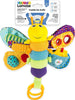 Lamaze Freddie the Firefly Clip On Car Seat and Stroller Toy - Soft Baby Hanging Toys - Baby Crinkle Toys with High Contrast Colors - Baby Travel Toys Ages 0 Months and Up