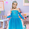 Chunyin 12 Princess Jewelry Toys Princess Pretend Play Set Princess Jewelry Party Favors Costume Jewelry for Girls Dress up Party Favors, Crown Wand Ring Earring Necklace, 4 Colors