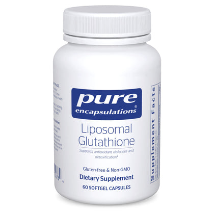 Pure Encapsulations Liposomal Glutathione - Supplement for Immune Support, Liver, Antioxidants, and Detoxification* - with Glutathione & Phospholipids - 60 Softgel Capsules