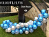 COLORFUL ELVES 12 Inch 100 Pcs Latex Metallic Chrome Balloons Helium Shiny Thicken Balloons Party Decoration (Silver)