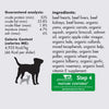 smallbatch Pets Freeze-Dried Premium Raw Food Diet for Dogs, 25oz, Beef Recipe, Bulk Bag, Made in The USA, Organic Produce, Humanely Raised Meat, Hydrate and Serve Patties, Wholesome & Healthy
