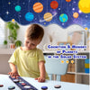 Toys for 3-4-5-6 Year-Olds Boys Girls: Solar System for Kids 3-5 Montessori Wooden Puzzle Toys for 4 5 6 Year Old Boys Girls Birthday Gifts Learning Educational Space Toys for Toddler Planet Toys