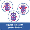 hand2mind Numberblocks Friends Six to Ten, Toy Figures Collectibles, Small Cartoon Figurines for Kids, Mini Action Figures, Character Play Figure Playsets, Imaginative Toys