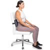 OPTP The Original McKenzie Slimline Lumbar Support USA-Made Low Back Lumbar Pillow for Office Chairs, Car Seats and Travel