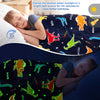 Dinosaur Gifts Toys for Boys Girls - Glow in The Dark Dino Blanket Best Christmas Birthday Valentine's Day Easter Presents for Kids Age 1 2 3 4 5 6 7 8 9 10 Year Old Child Teen Soft Throw 50