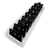 TPOB 8 Black Premium Guards Professional Hair Guides plastic combs for different hair cutting lengths