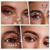 Face Gems Self Adhesive Face Jewels, Hair Pearls and Face Rhinestone for Makeup Festival, Stick On Gems for Face, Hair, Eye, Nail, Body, Bling Jewels for Makeup, Crafts, Home Decor Scrapbooking
