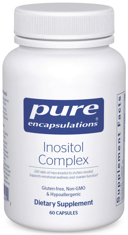 Pure Encapsulations Inositol Complex | Supplement to Support Energy, Healthy Metabolism, and Ovarian Function* | 60 Capsules