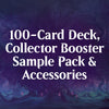 Magic The Gathering Wilds of Eldraine Commander Deck - Virtue and Valor (100-Card Deck, 2-Card Collector Booster Sample Pack + Accessories)