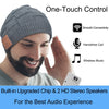 Bluetooth Beanie Hat Headphones Unique Tech Gifts Stocking Stuffer Dark Gray