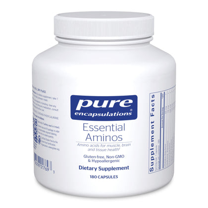 Pure Encapsulations Essential Amino Acids - Muscle Recovery Support & Health* - with Leucine, Threonine & Tryptophan - 180 Capsules