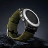 Ookids 26mm Nylon Watch Band Compatible for Garmin Fenix 7X/ Fenix 6X/ Fenix 5X/ Tactix Delta, Camouflage Quickfit Bands for Garmin Fenix 3/3 HR, Fenix 5X Plus/6X Pro/Descent MK1/Enduro (Army Green)