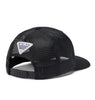 Columbia Unisex PFG Mesh Snap Back Hooks Ball Cap, Black/Silver PFG, One Size