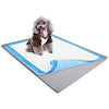 Skywin Pee Pad Holder for 30 x 36 Inches Training Pads (Light Grey) - Easy to Clean and Store Dog Puppy Pad Holder - Silicon Wee Wee Pad Holder, No Spill Puppy Pad Holder