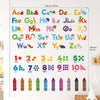 DECOWALL DS-8044 Animal Alphabet Numbers Colour Decals Stickers Kids Peel and Stick Removable for Room décor Letters ABC Classroom playroom Decorations Educational Bedroom Nursery