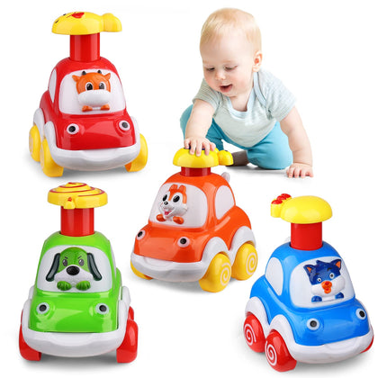 ALASOU Animal Car Baby Toys for 1 2 Year Old Boy|First Birthday Gifts for Toddler Toys Age 1-2|1 2 Year Old Boy Birthday Gift for Infant Toddlers