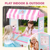 Ice Cream Cart, Kids Playstand Play Shop with 3 Pretend Foods - 49