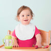 Green Sprouts Muslin Bibs Made from Organic Cotton| 4 Absorbent Layers Protect from sniffles, Drips, & drools | 100% Organic Cotton Muslin, Adjustable snap Closure, Machine Washable,5 Count