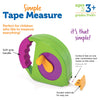 Learning Resources Simple Tape Measure, Ages 3+, Retractable Toy Tape Measure, Measures 4 Feet, Construction Toy for Kids,Back to School
