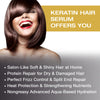 Vitamins Keratin Protein Hair Serum - Anti Frizz Control Repair Treatment for Frizzy Dry Damaged Hair - Heat Protectant Complex for Shine & Gloss