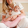 Vextronic Minky Nursing Pillow Cover 2 Pack Nursing Pillow Slipcovers for Breastfeeding Moms, Ultra-Soft Fit Standard Infant Nursing Pillows & Positioners for Baby Boy Girl