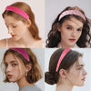 LifeDawn 5PCS Pink Headbands for Women Non Slip Padded Headbands Wide Head Band Fashion Head Bands for Women Headwear Barrette Styling Tools Accessories