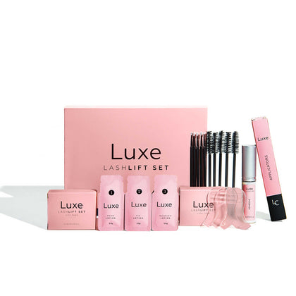 Luxe Cosmetics - Pro Eyelash Lift Kit: Effortless Glamour, 8-Week Radiance - Simple Home Use, 3 Complete Applications