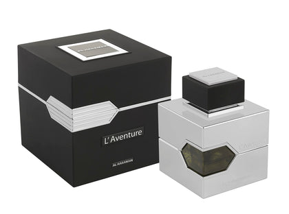 Al Haramain L'Aventure for Men Eau de Parfum Spray, 3.33 Ounce / 100 ml