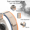Trail Loop Nylon Band - Compatible with Apple Watch Ultra 2/Ultra Band 49mm 45mm 44mm 42mm for Men Women, Soft Braided Elastic Weave Sport Strap for iWatch Ultra 2, iWatch Ultra Series SE 9/8/7/6/5/4