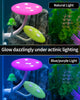 Uniclife Betta Mushroom Hammock Soft Aquarium Rest Bed Fish Breeding Playing Pad with Suction Cup Silicone Ornament Decoration Colorful Lifelike Decor for Fish Tank Landscape, 2 Pack