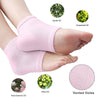 Codream Vented Moisturizing Socks Lotion Gel for Dry Cracked Heels, Spa Gel Socks Humectant Moisturizer Heel Balm Foot Treatment Care Heel Softener Compression (2 Pairs)