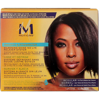 Motions Smooth and Straighten Silkening Shine No-Lye Relaxer System