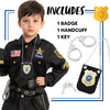 Spooktacular Creations Police Pretend Play Toy Set for School Classroom Dress Up Pretend Play, Detective Role Play Accessory, Easter Basket Stuffers, Birthday Party Favor Supplies