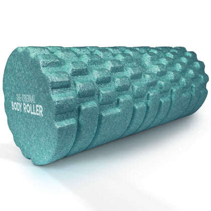 The Original Body Roller - High Density Foam Roller Massager for Deep Tissue Massage of The Back and Leg Muscles - Self Myofascial Release of Painful Trigger Point Muscle Adhesions - 13