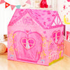 POCO DIVO Floral Princess Castle Girls Pink Palace Play Tent Kids Pretend Fairy Playhouse