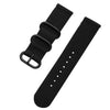 uEmoh Watch Bands, Quick Release Nylon Watch Straps for Men Women, Watch Bands of Multiple Colors & Width(18mm, 20mm, 22mm) (18mm, Ink Black)