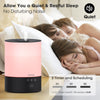 Humidifiers for Bedroom Large Room, Ultrasonic Cool Mist Humidifier Top Fill, 28dB Quiet Baby Air Humidifier with Night Light 7 Color, 28H Diffuser for Plants, Timer, Auto Shut-Off, 2.5L, Black