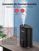 Humidifiers for Bedroom, PARIS RHÔNE 4L Top Fill Humidifiers for Home Large Room, Essential Oil Diffuser, Auto Humidity Sensor, 28dB Quiet,Timer,40H, Sleep Mode,Cool Mist Air Humidifier (Black)